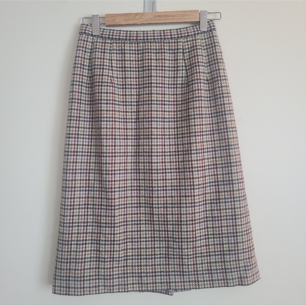 Pendleton wool midi skirt size 6p plaid